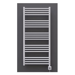 Weißer elektrischer Badheizkörper, Maße 60 x 80 cm